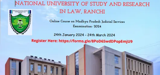 Online Course on Madhya Pradesh Judicial Services Examination- 2024